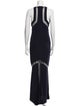 Galvan Halterneck Long Dress