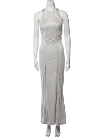 Galvan Halterneck Long Dress