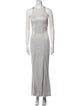 Galvan Halterneck Long Dress