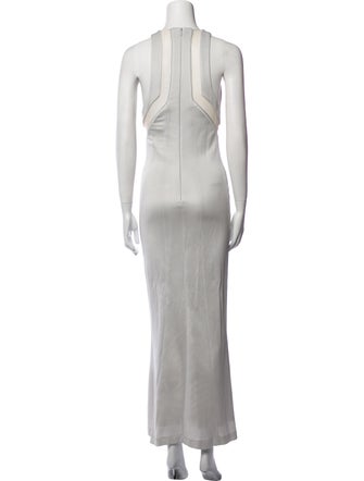 Galvan Halterneck Long Dress
