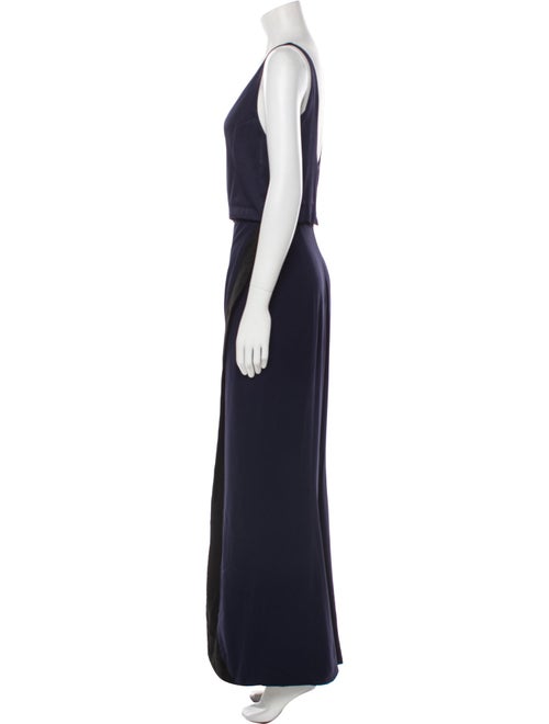 Galvan V-Neck Long Dress