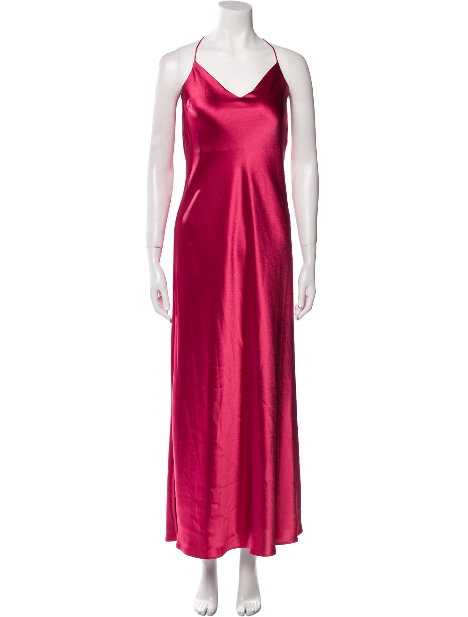Galvan V-Neck Long Dress