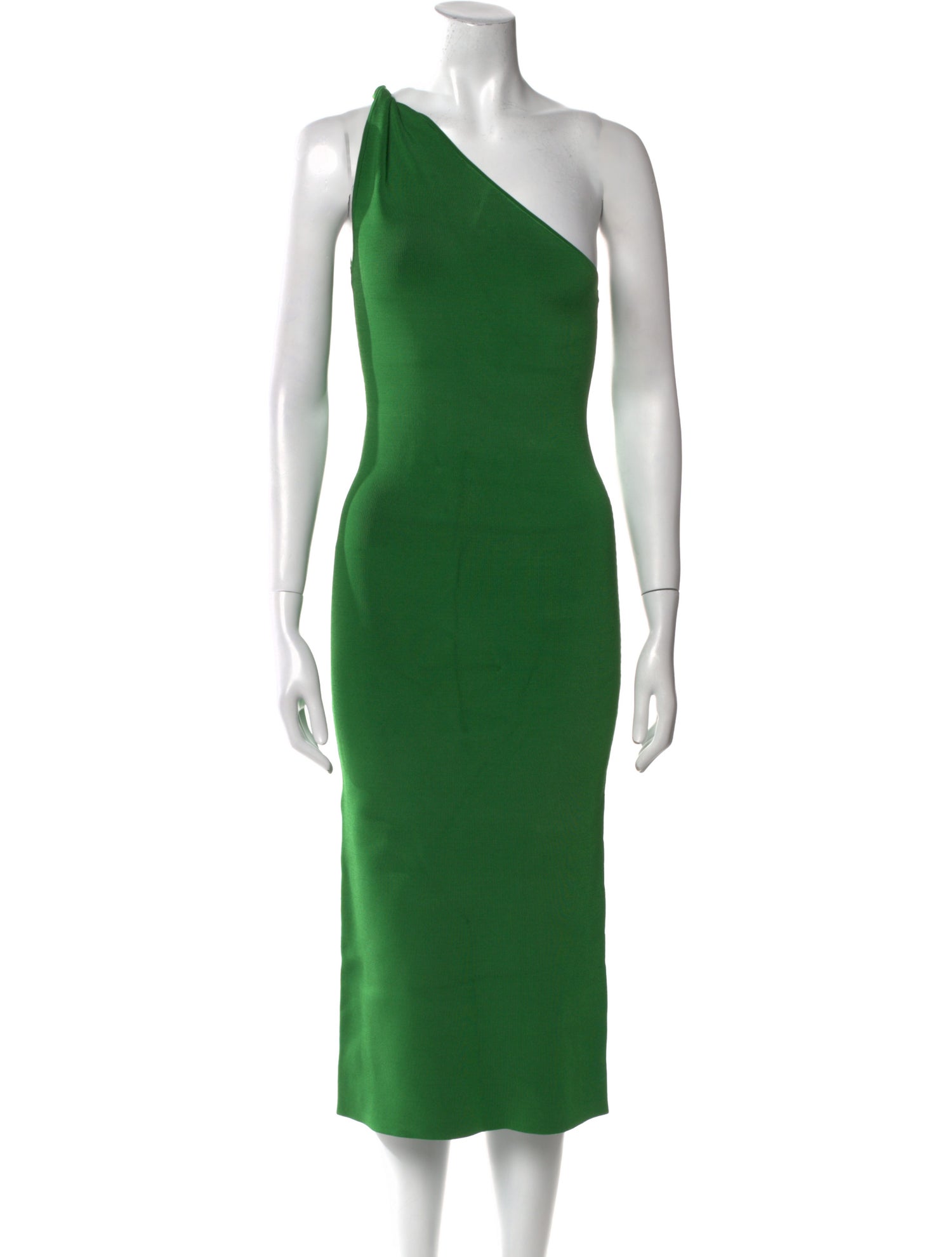 Galvan One-Shoulder Midi Length Dress