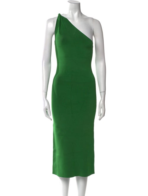 Galvan One-Shoulder Midi Length Dress