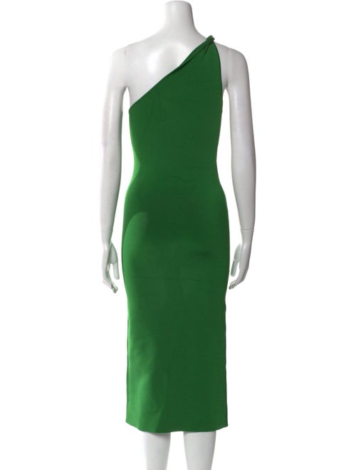 Galvan One-Shoulder Midi Length Dress