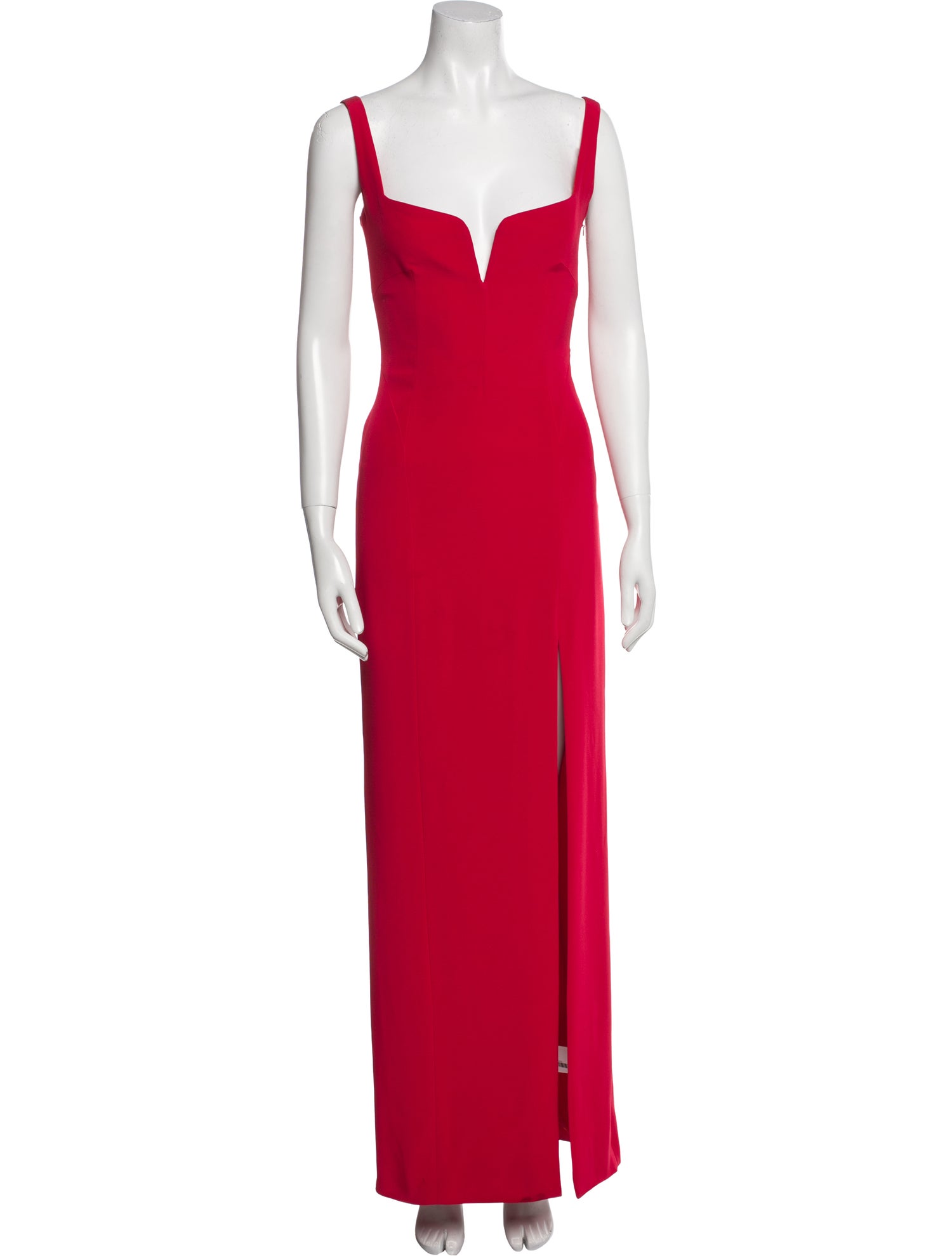 Galvan Square Neckline Long Dress