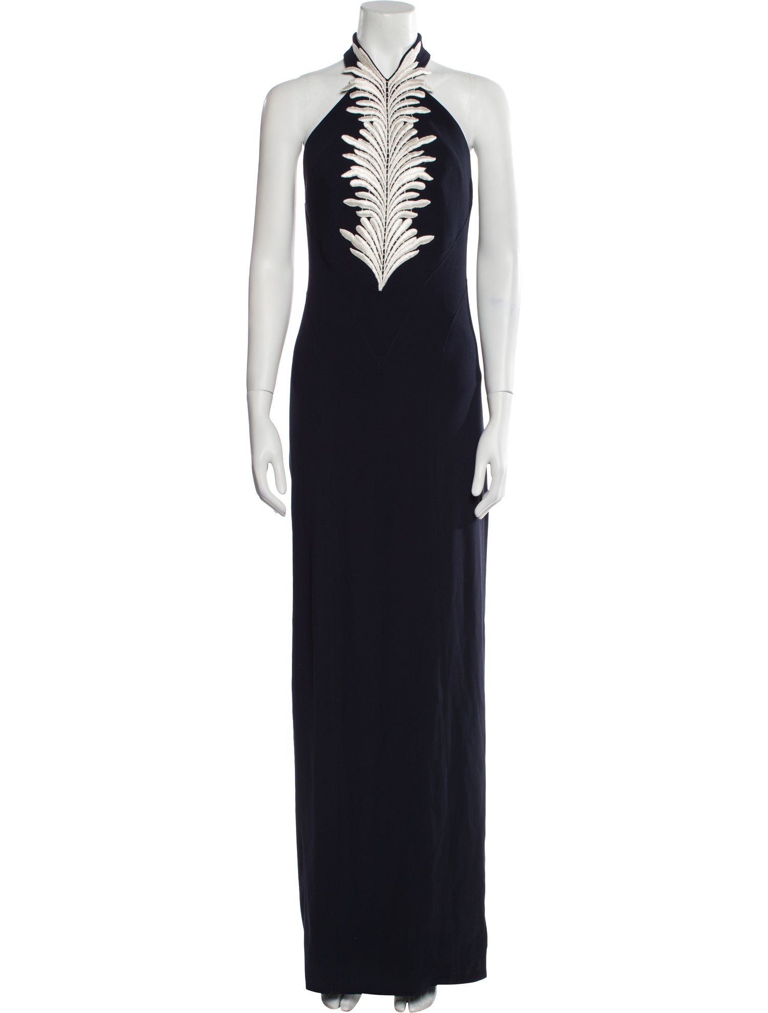 Galvan Halterneck Long Dress