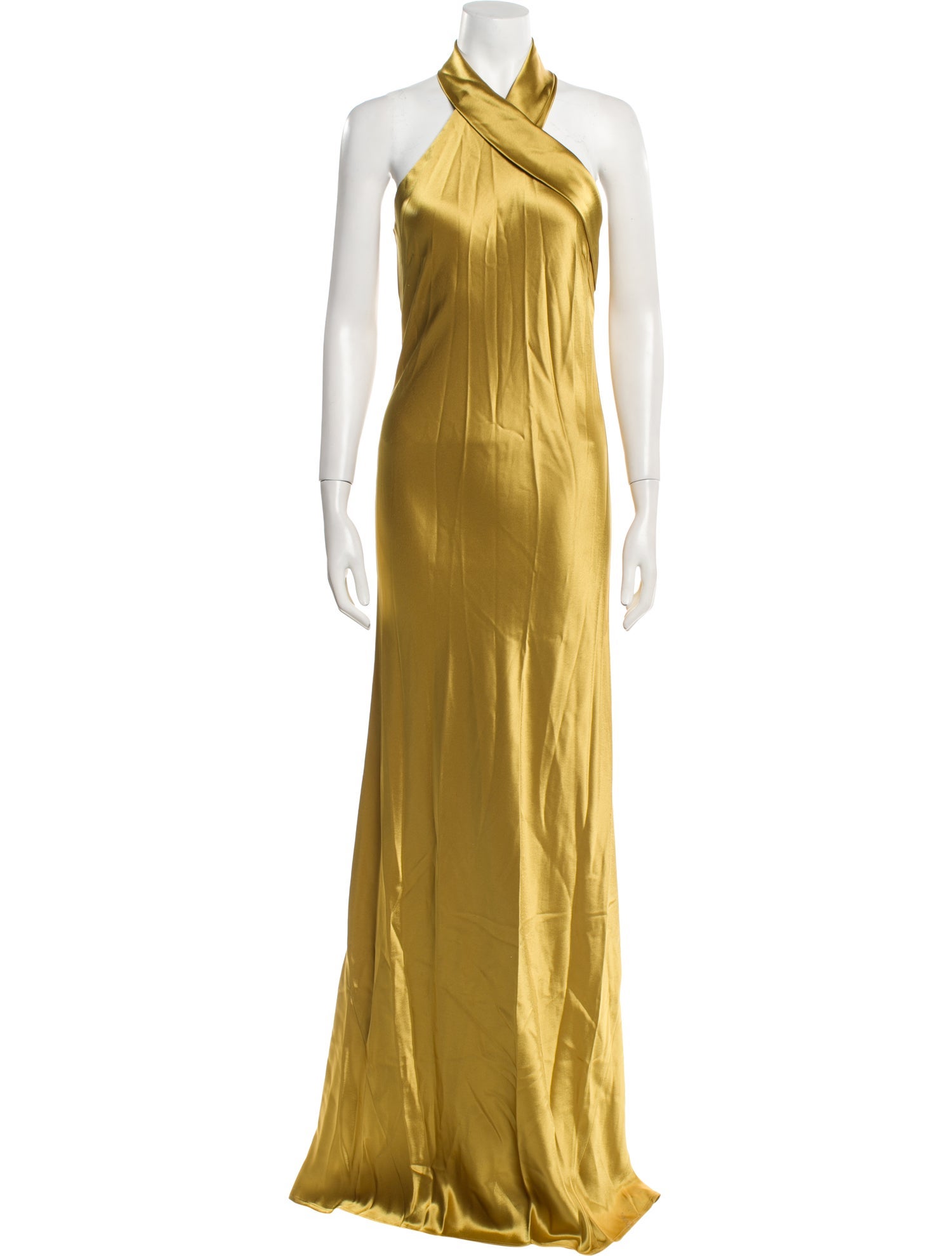 Galvan Halterneck Long Dress