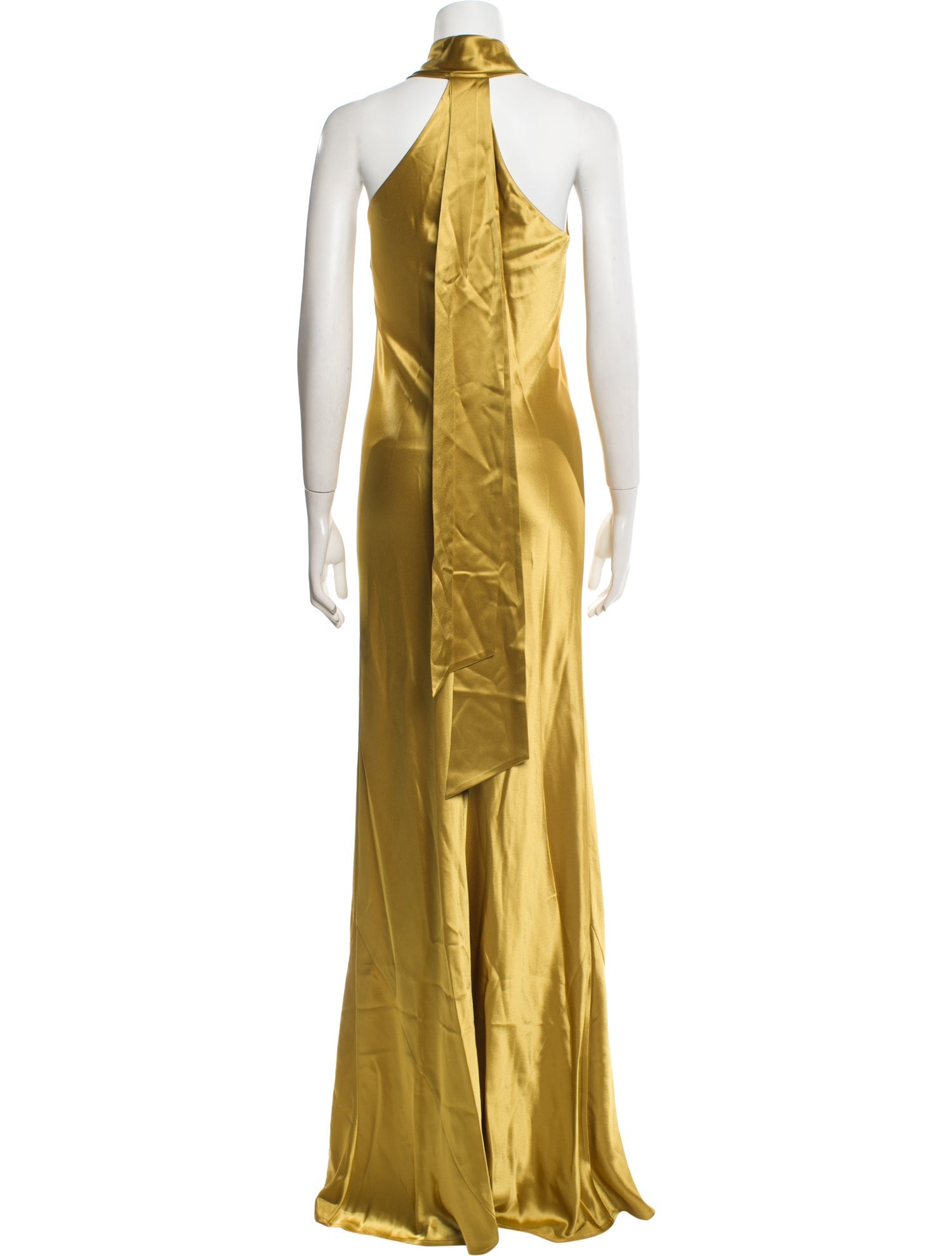 Galvan Halterneck Long Dress