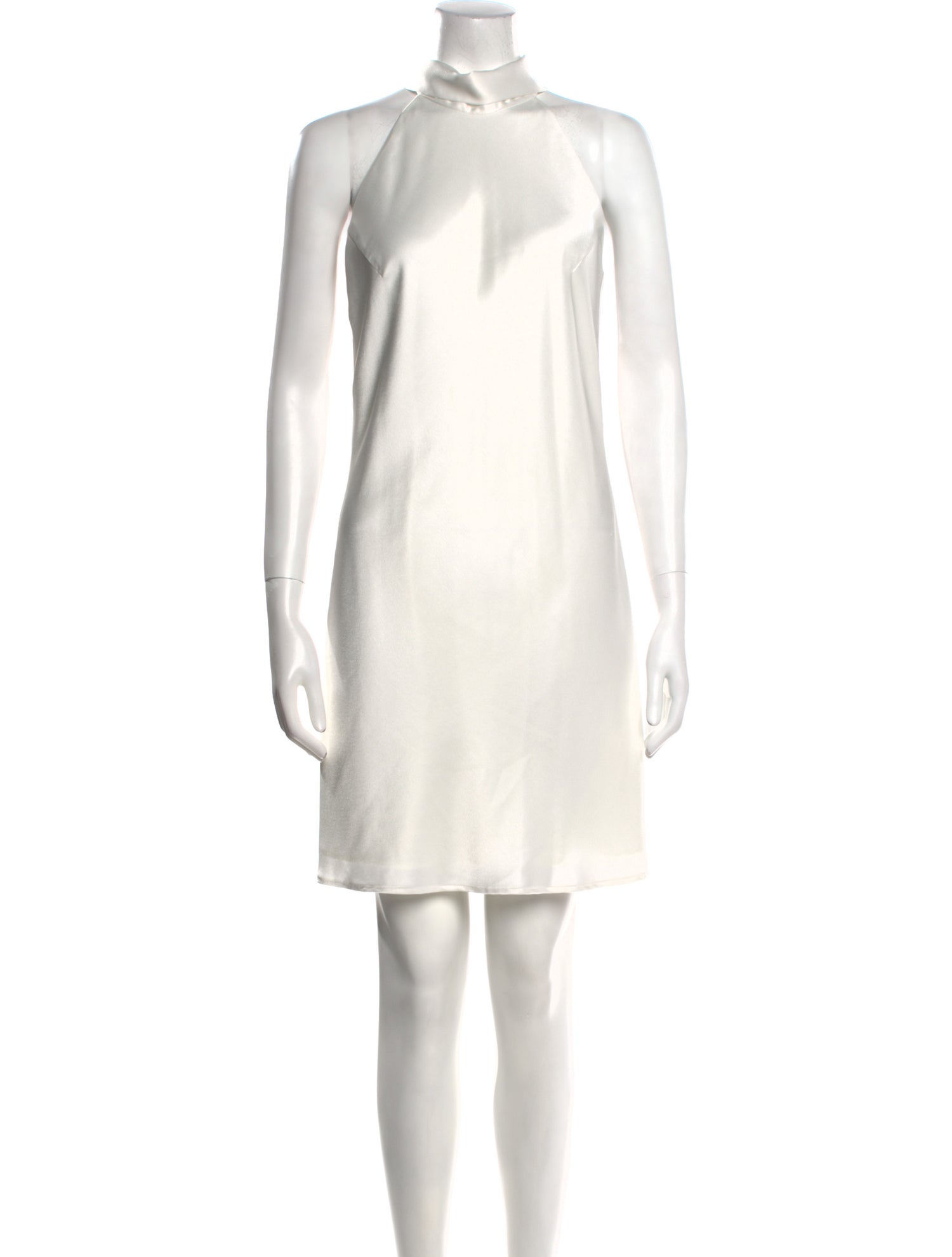 Galvan Halterneck Knee-Length Dress