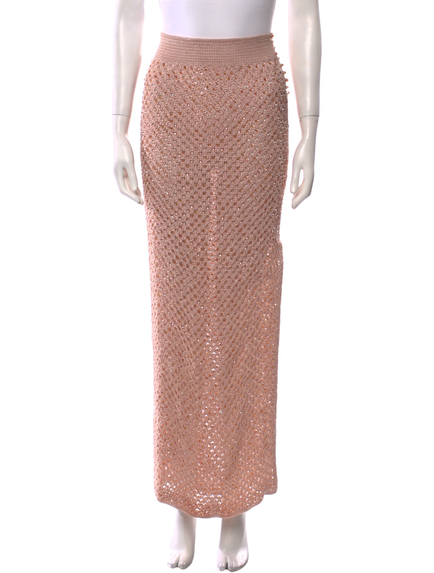 Galvan Cutout Accent Long Skirt