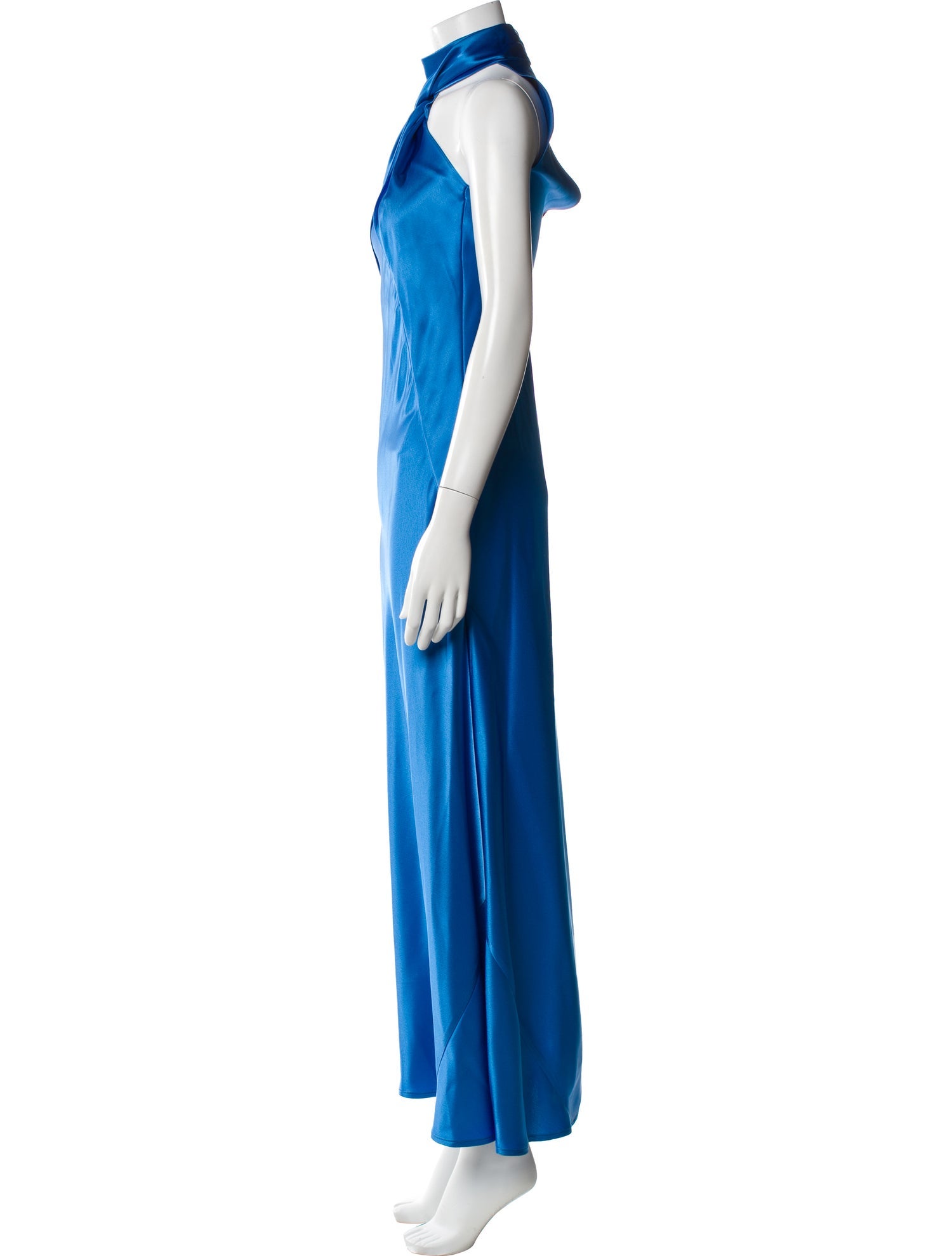 Galvan Halterneck Long Dress
