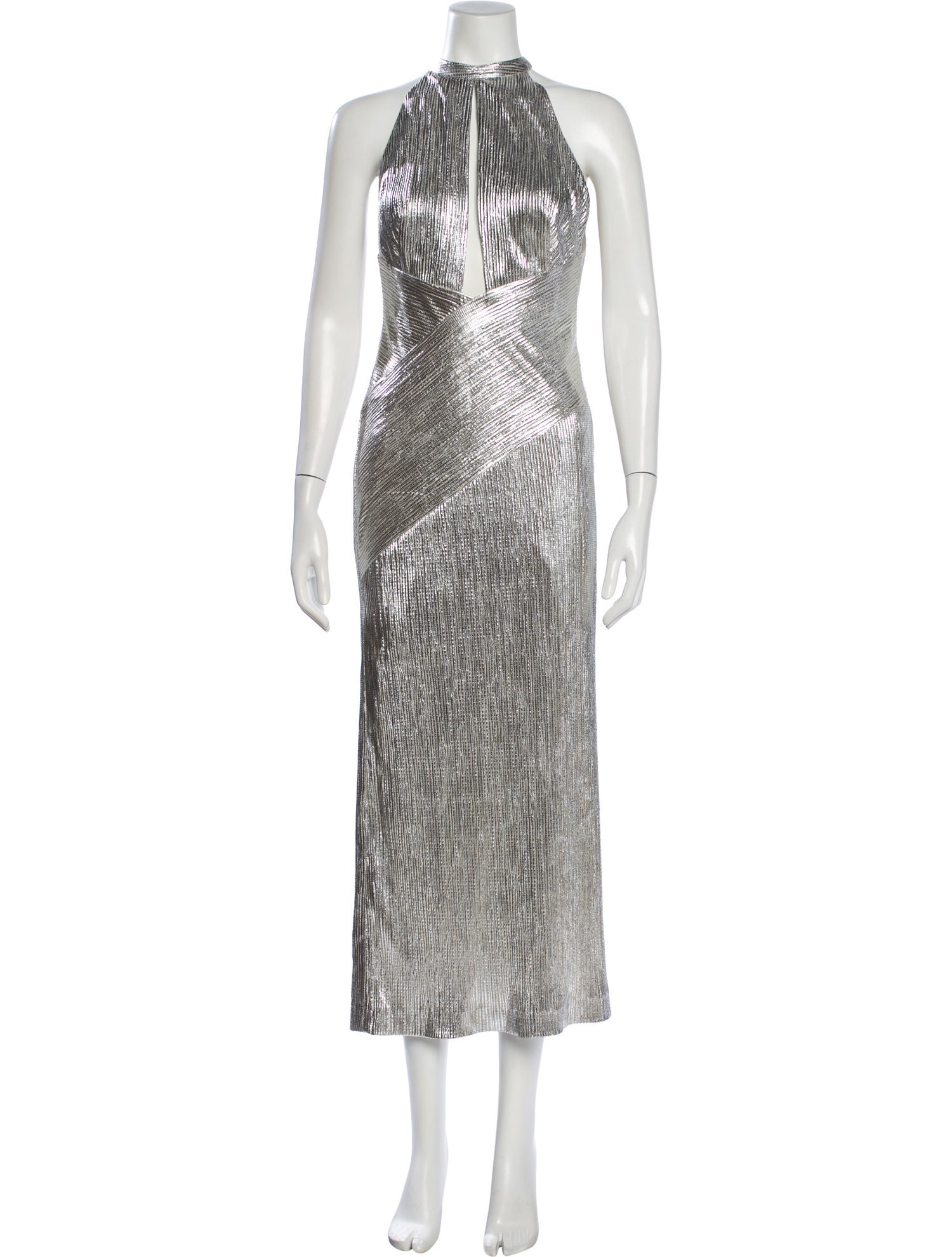 Galvan Halterneck Long Dress