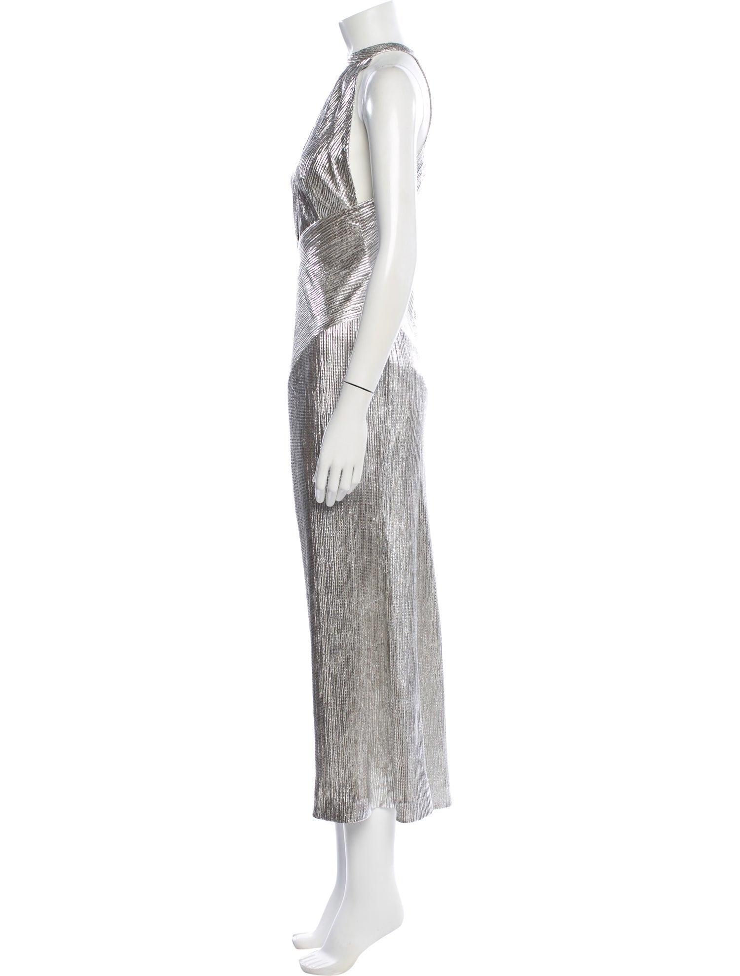 Galvan Halterneck Long Dress