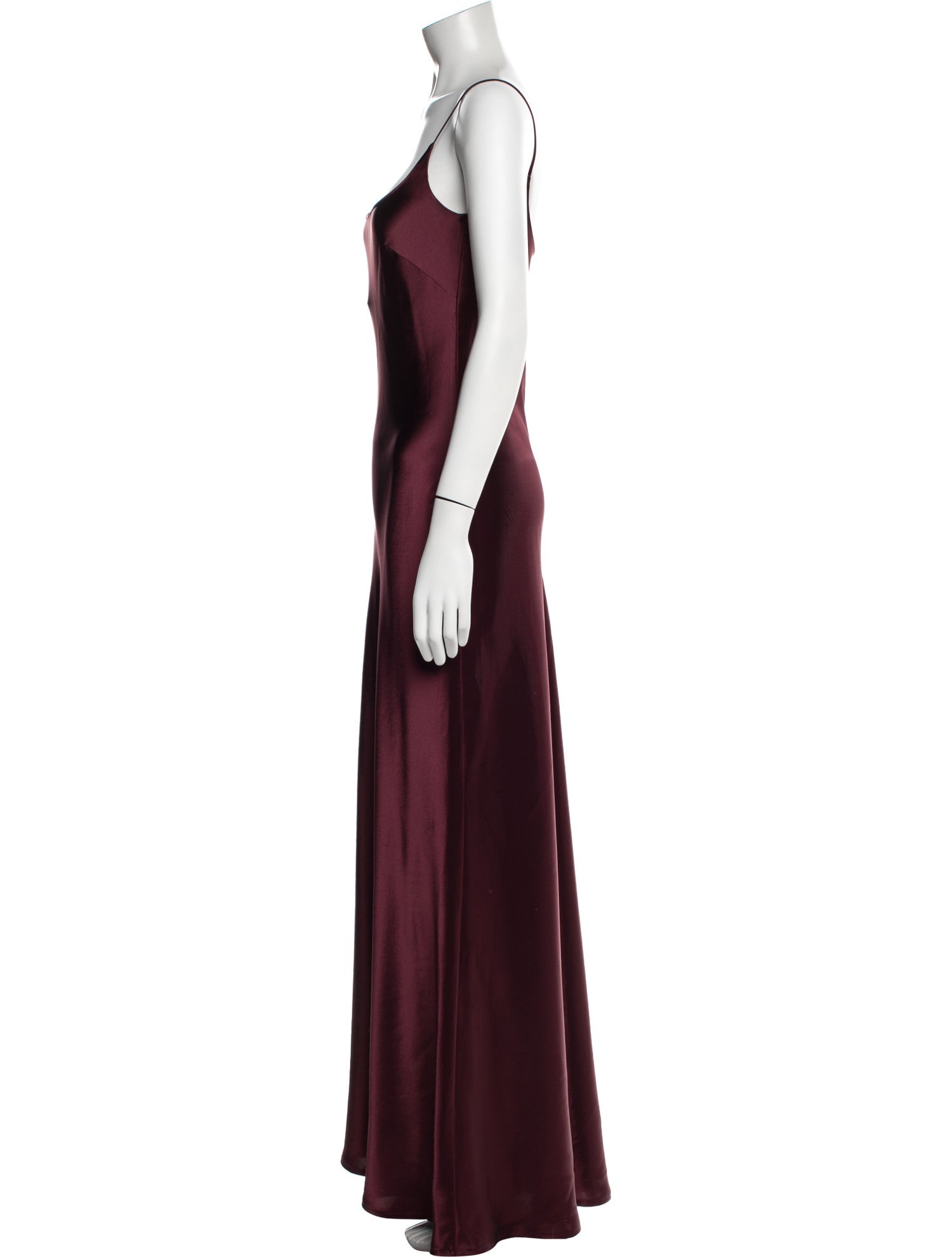 Galvan London Square Neckline Long Dress