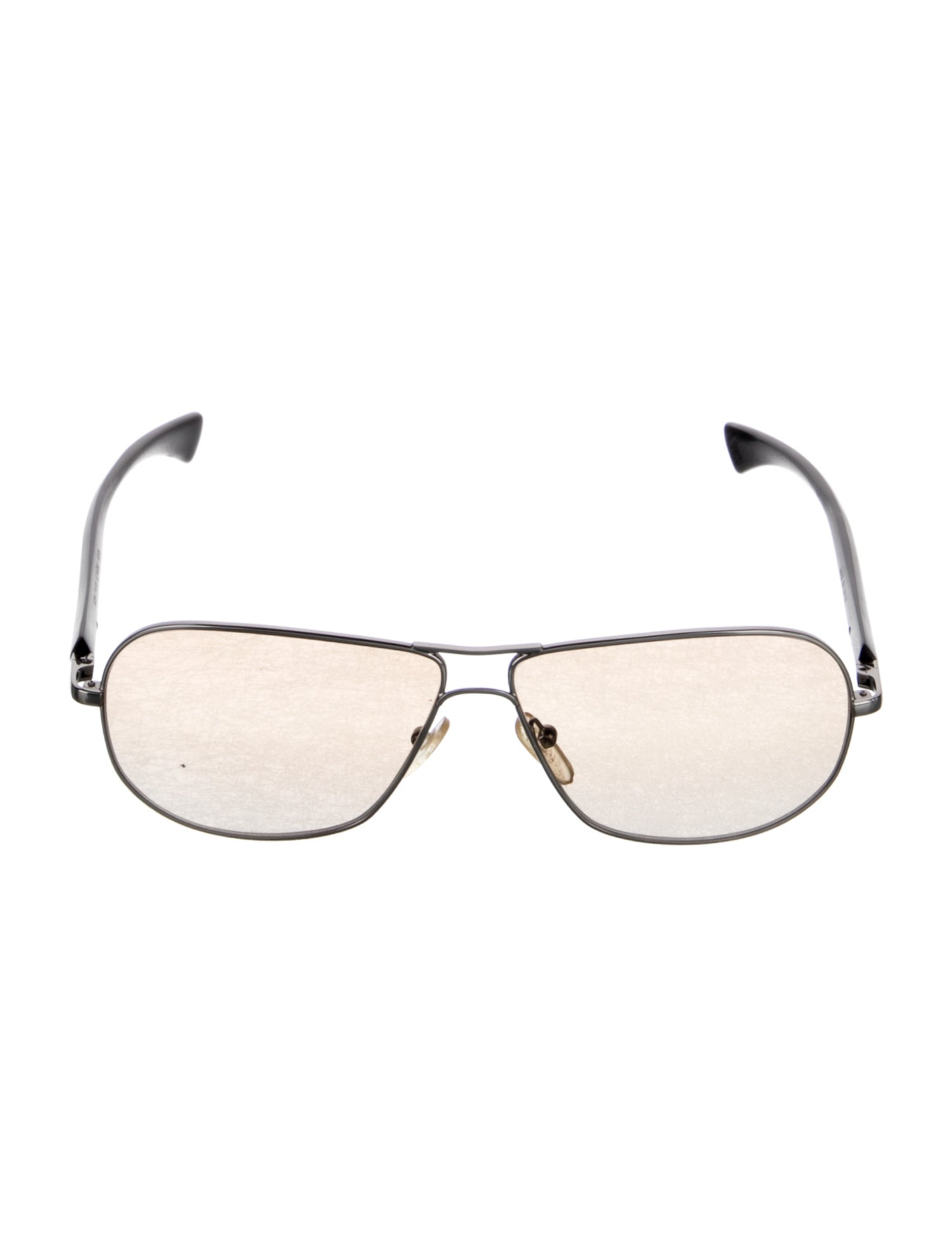 Gold & Wood Aviator Gradient Sunglasses