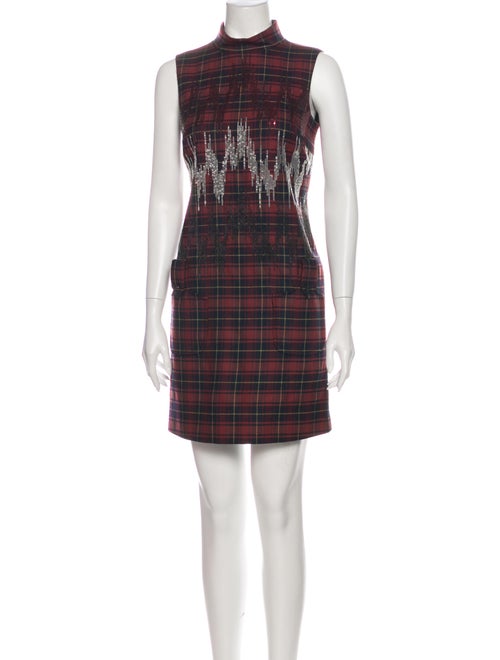 Giamba Wool Mini Dress Wool