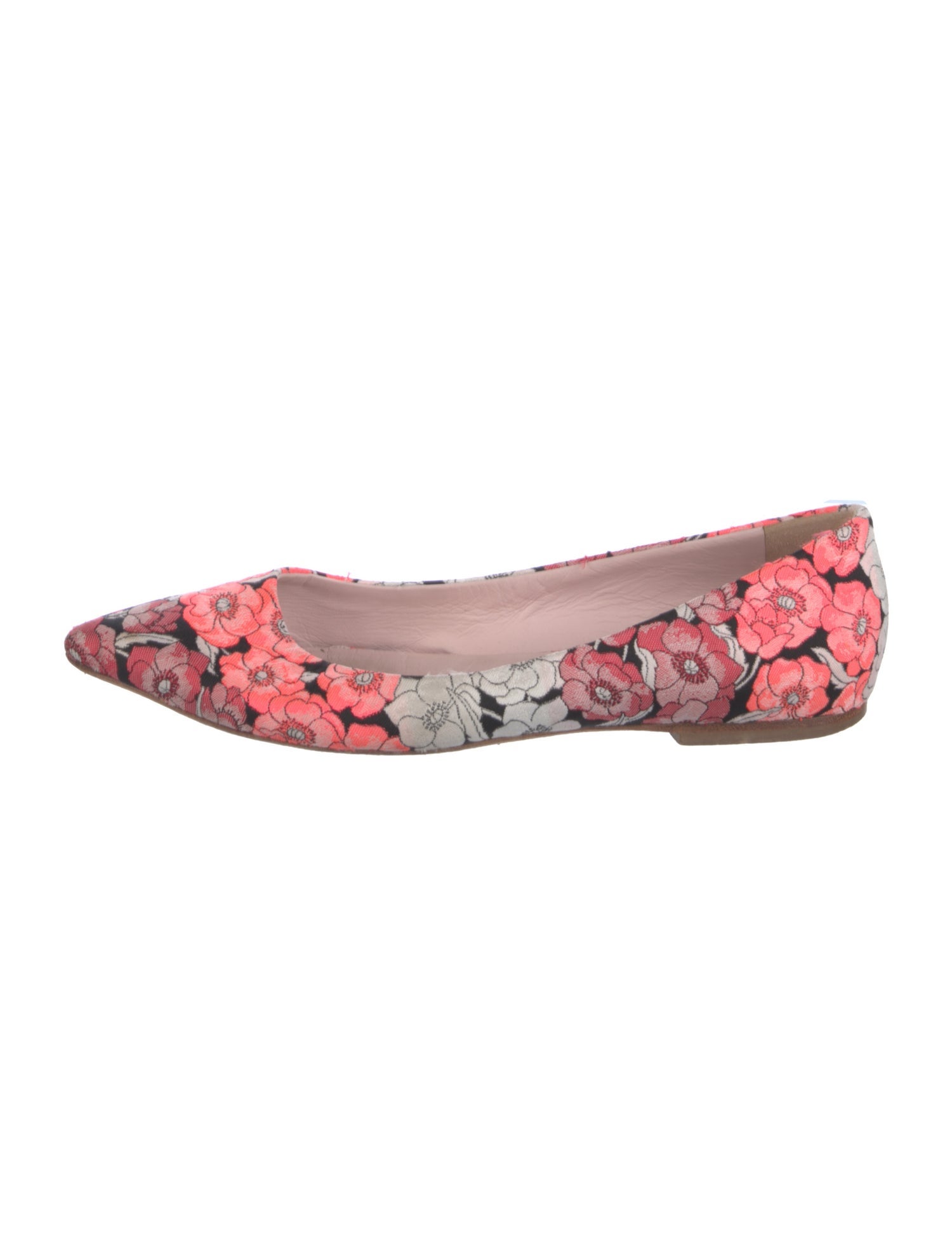 Giamba Canvas Floral Print Ballet Flats