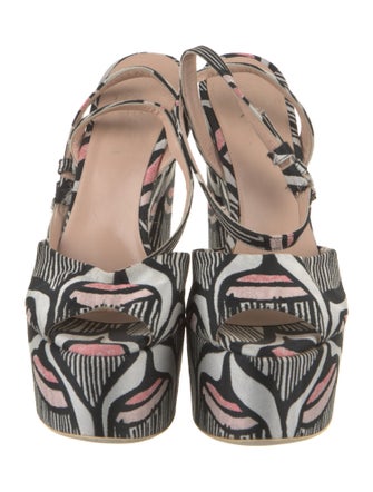 Giamba Printed Sandals
