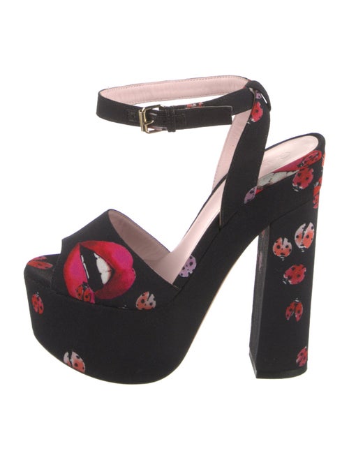 Giamba Printed Slingback Pumps