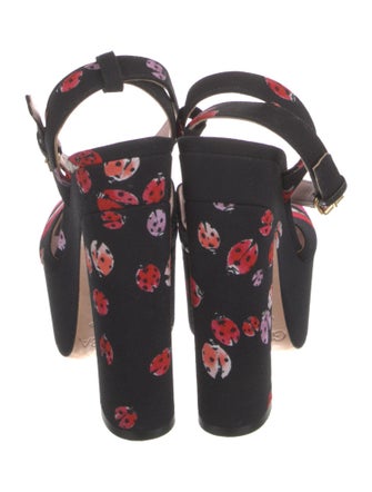 Giamba Printed Slingback Pumps