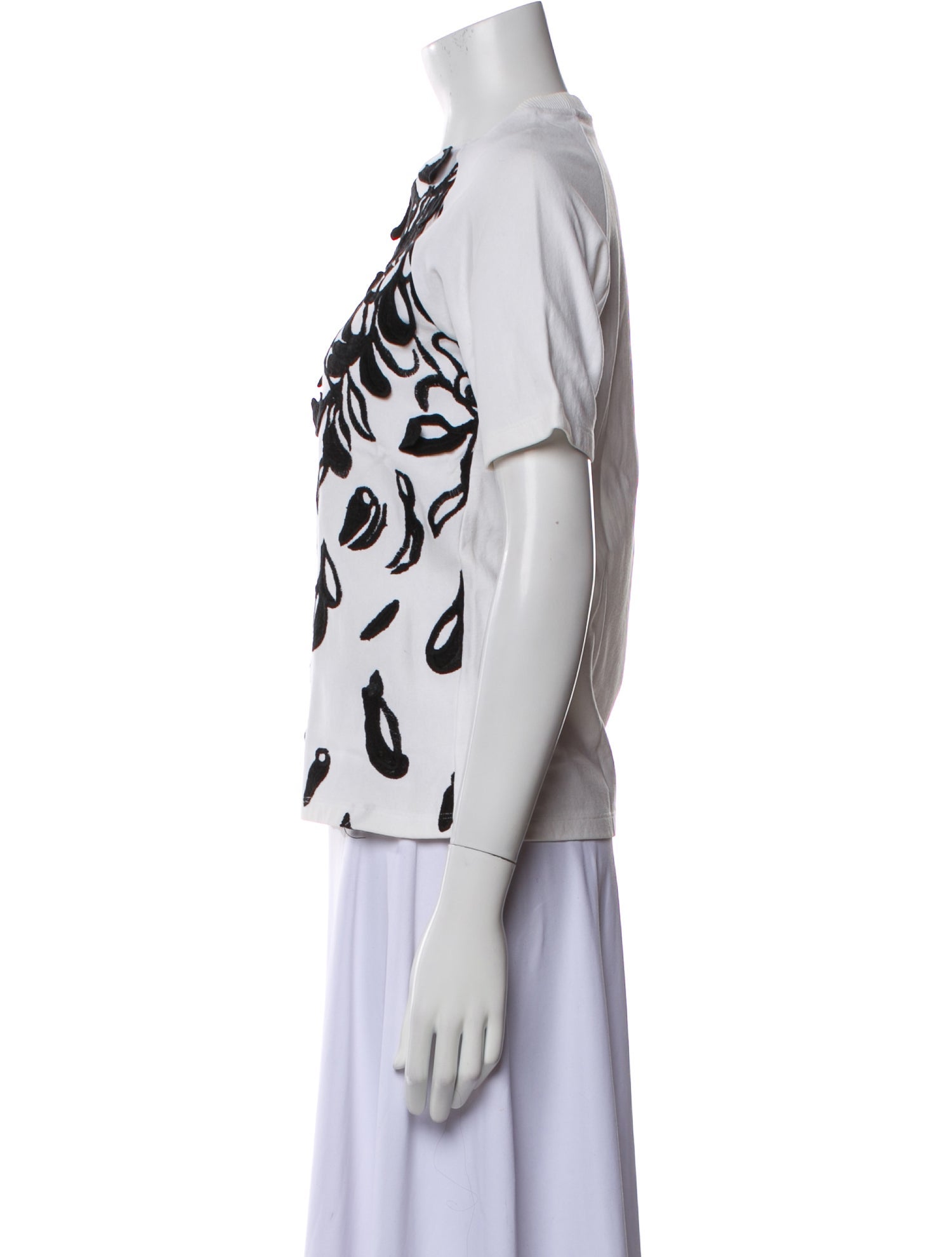 Giamba Printed Crew Neck T-Shirt