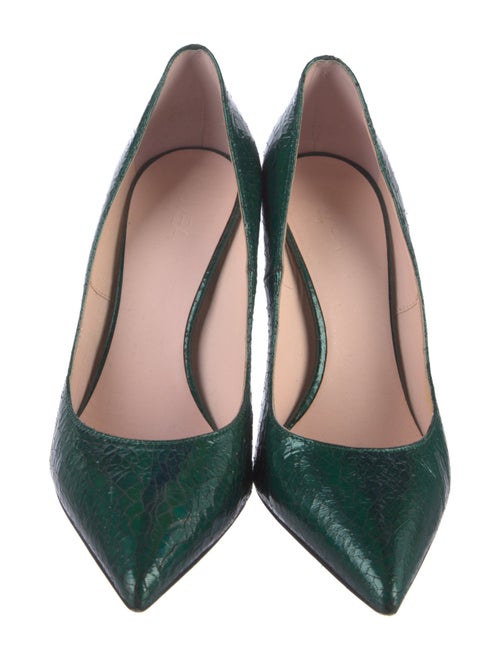 Giamba Leather Animal Print Pumps