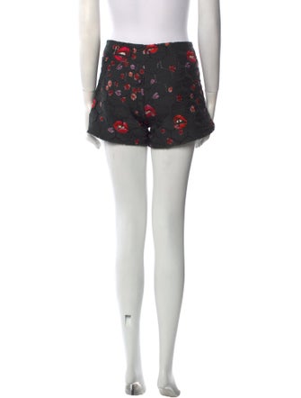 Giamba Printed Mini Shorts