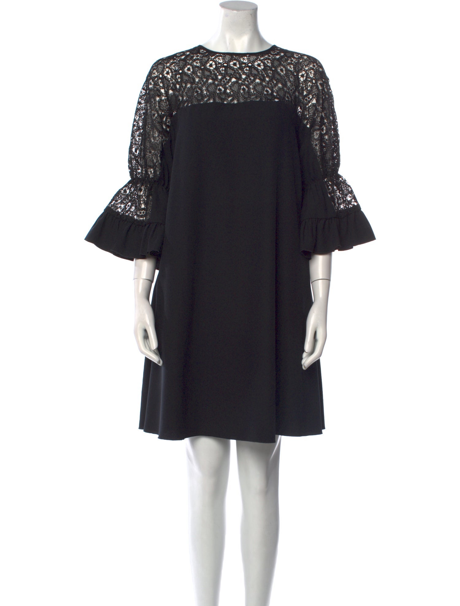 Giamba Bateau Neckline Knee-Length Dress