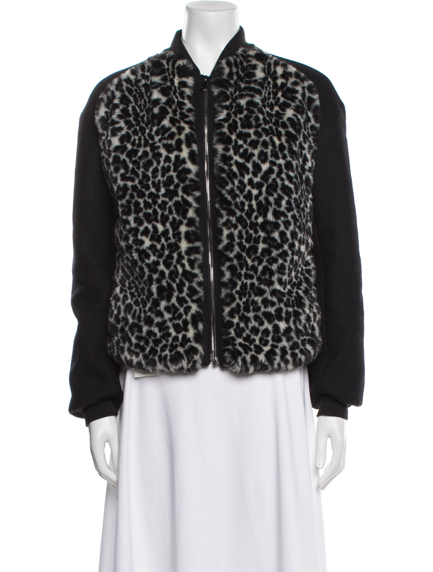 Giamba Wool Animal Print Evening Jacket