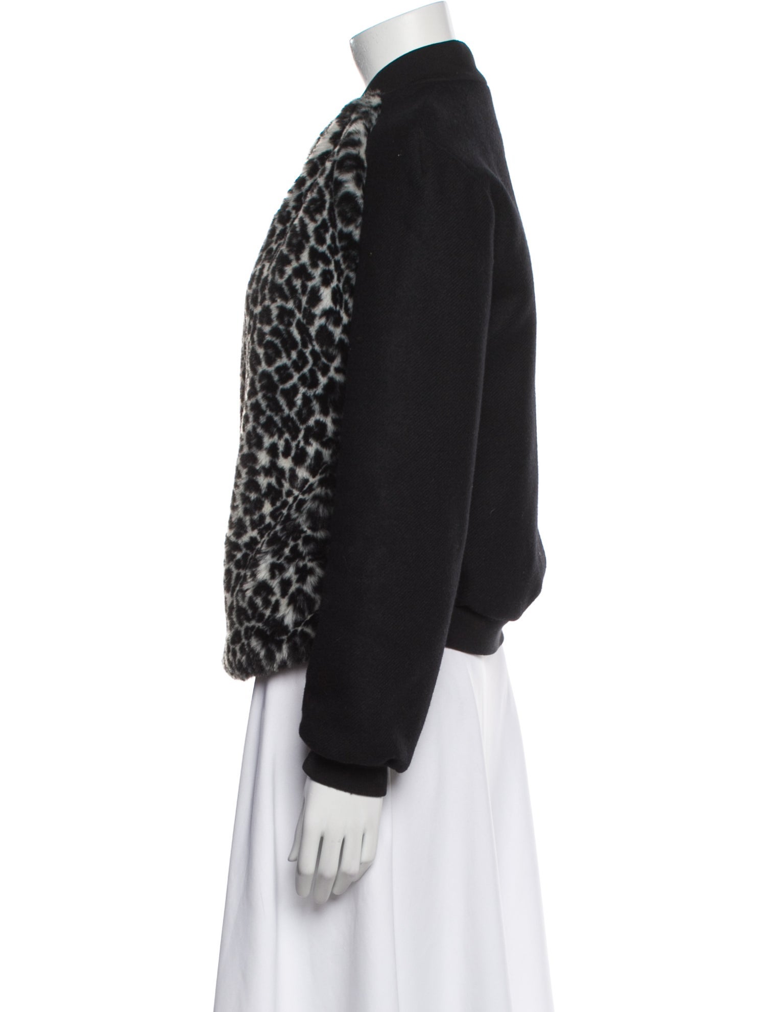 Giamba Wool Animal Print Evening Jacket