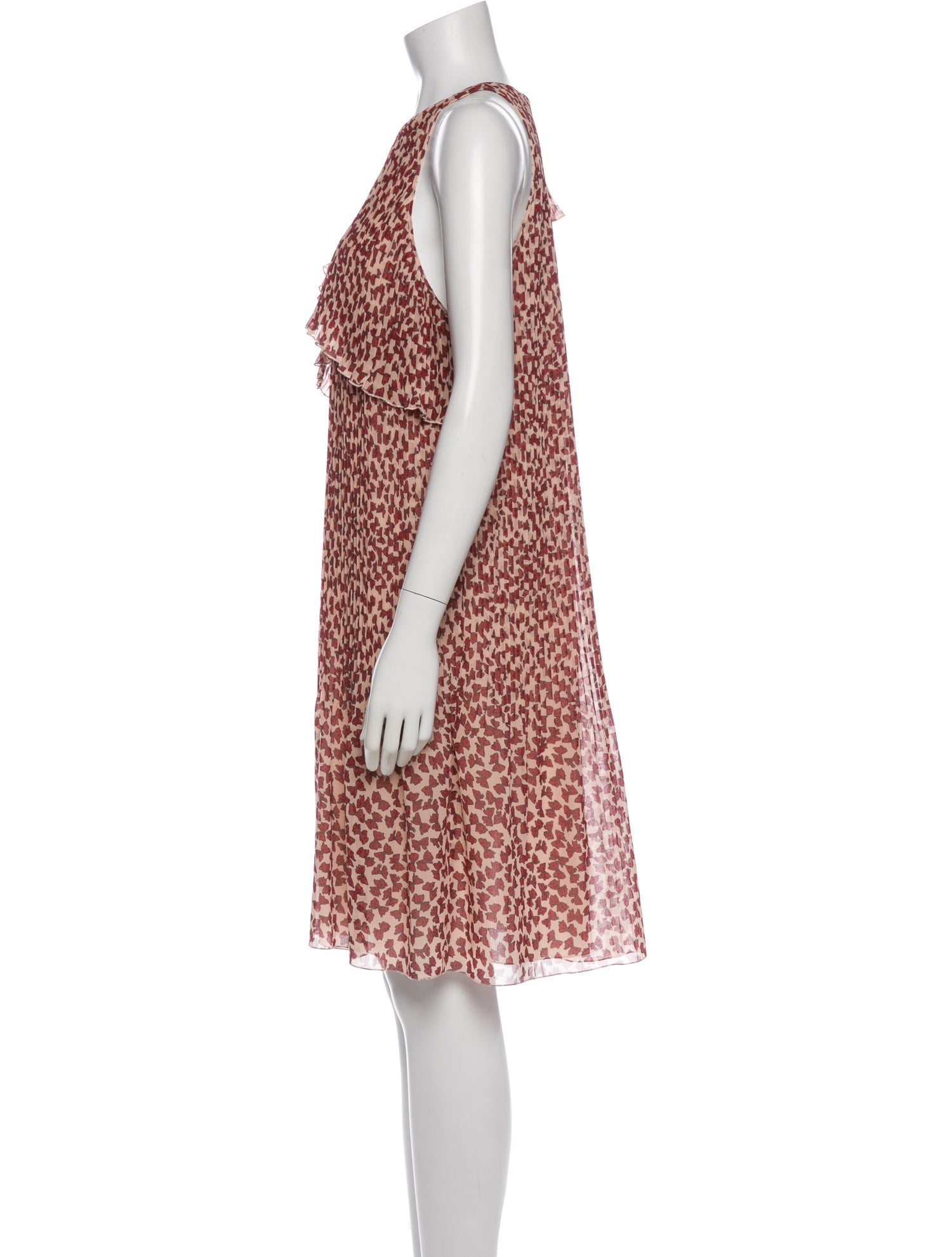 Giamba Animal Print Knee-Length Dress