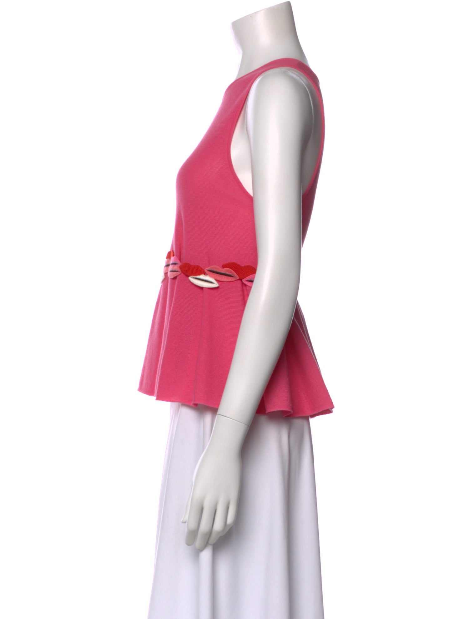 Giamba Crew Neck Sleeveless Top