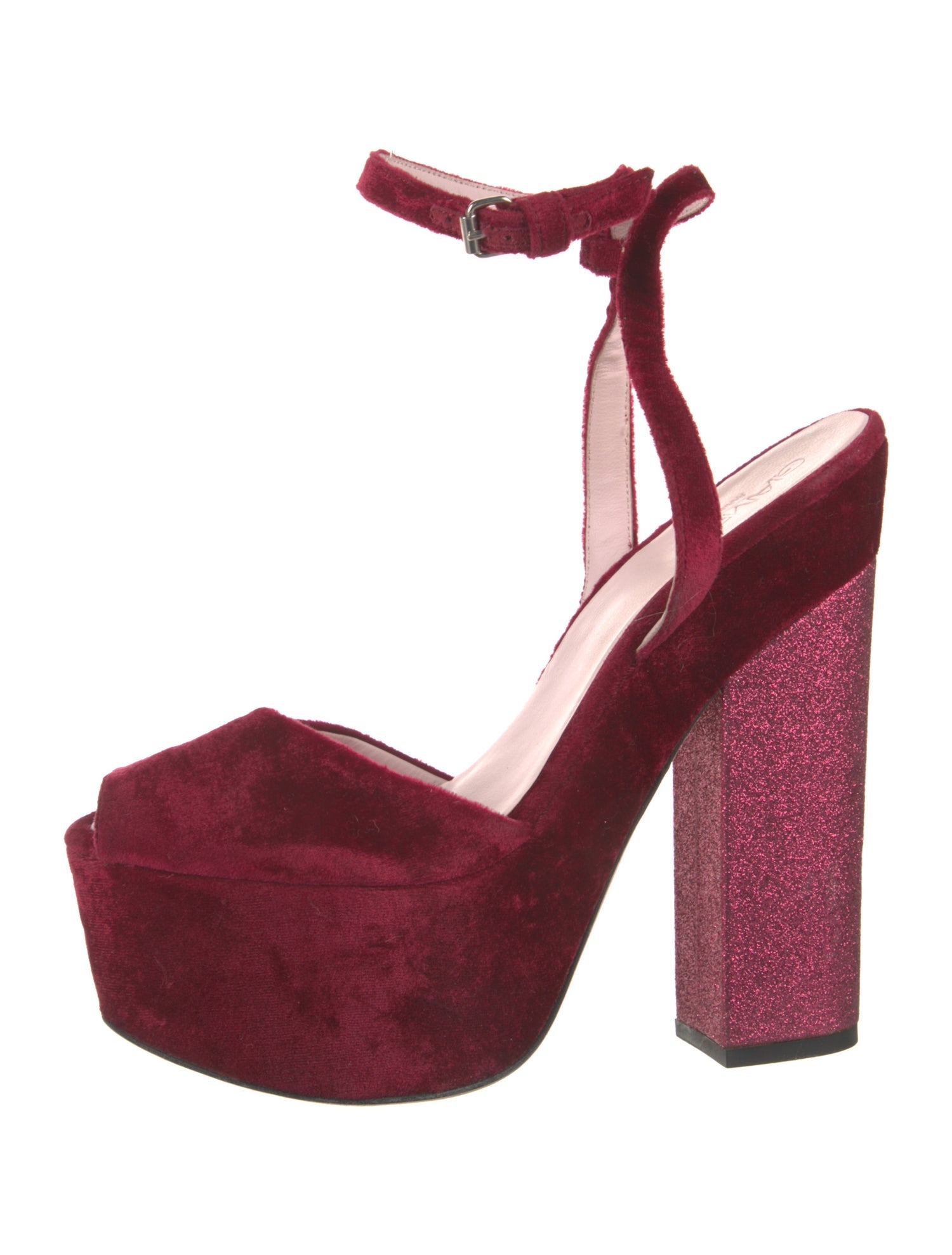 Giamba Velvet Sandals