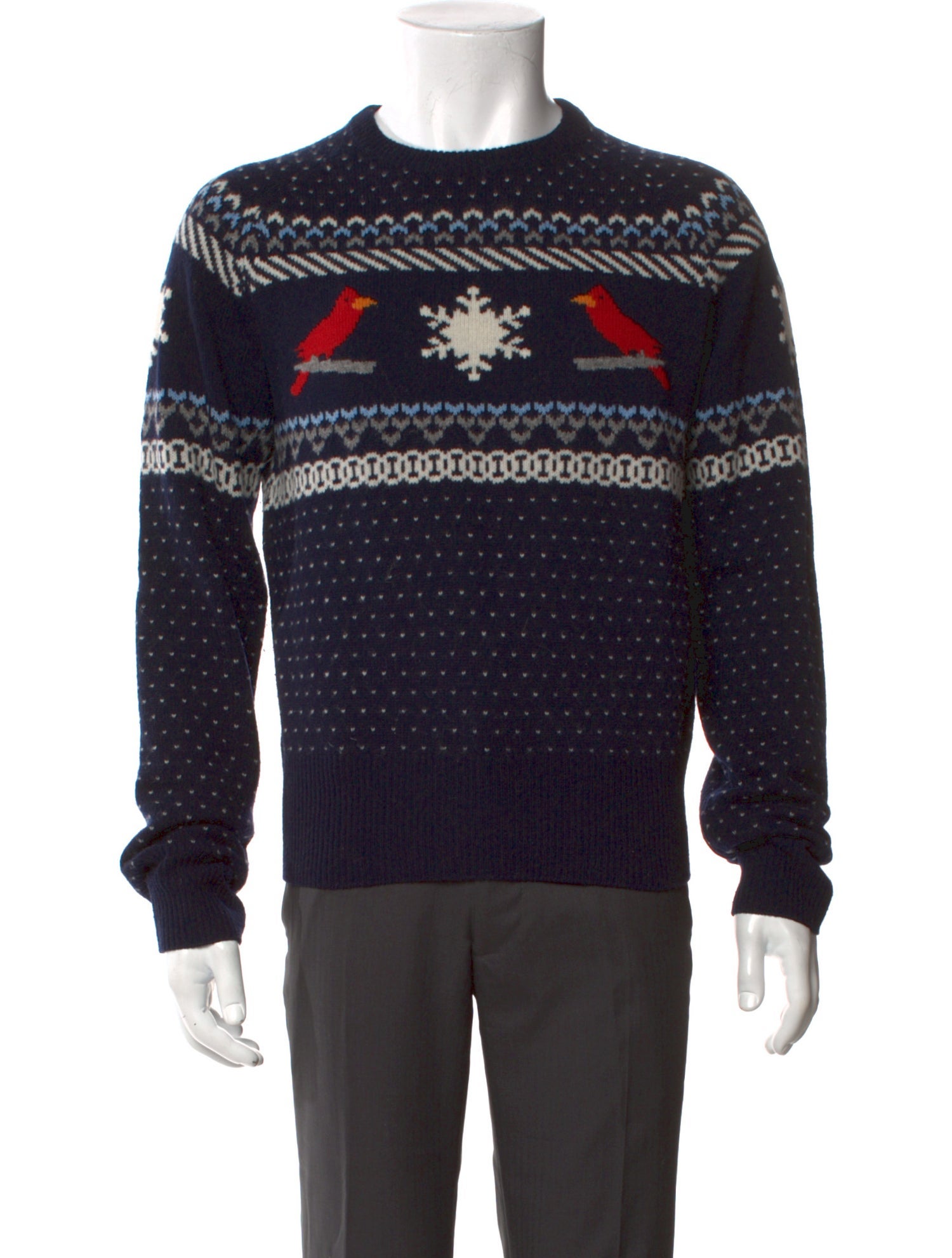 Gant x Michael Bastian Lambswool Printed Pullover
