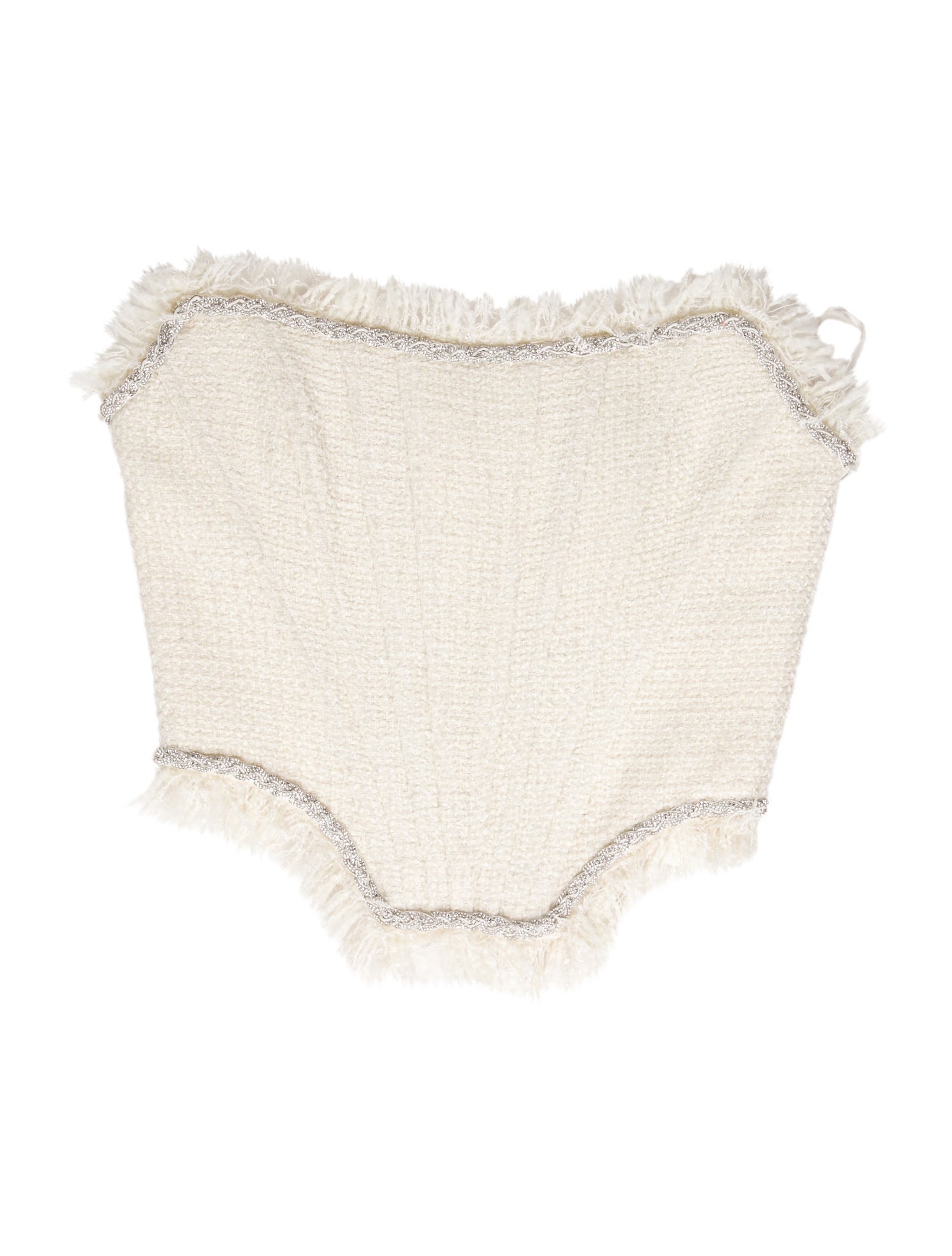 Giuseppe di Morabito Strapless Crop Top