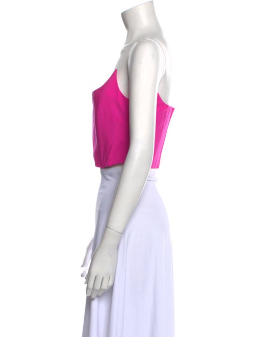 Giuseppe di Morabito Wool Square Neckline Crop Top