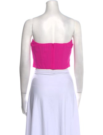 Giuseppe di Morabito Wool Square Neckline Crop Top