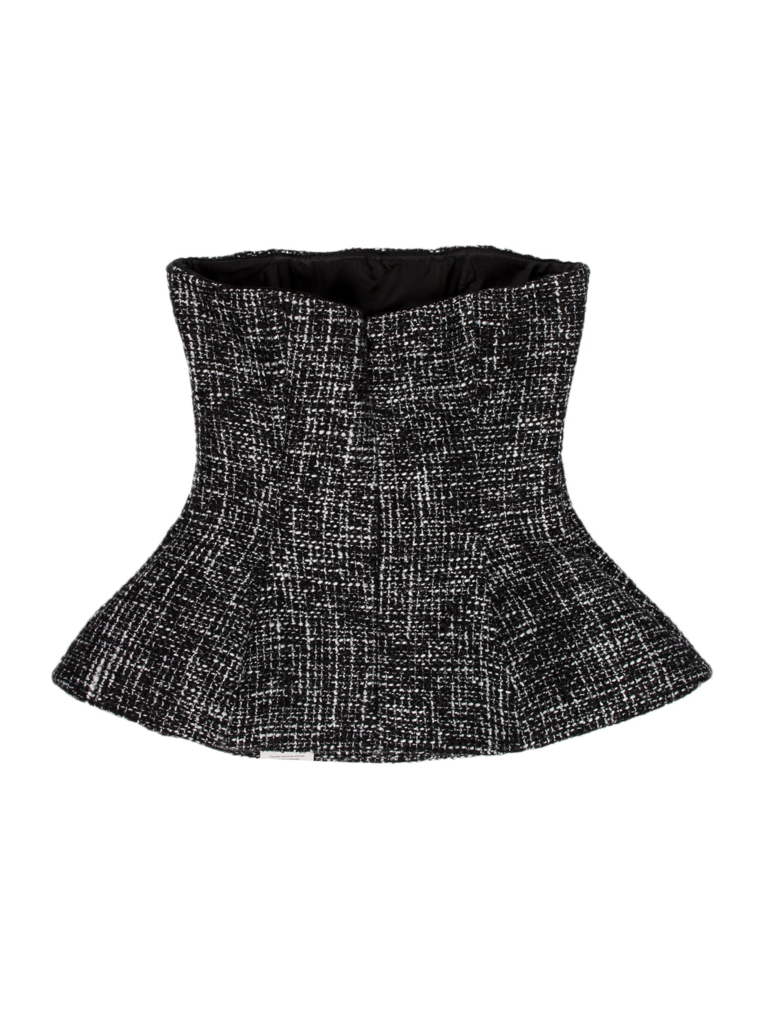 Giuseppe di Morabito Strapless Crop Top