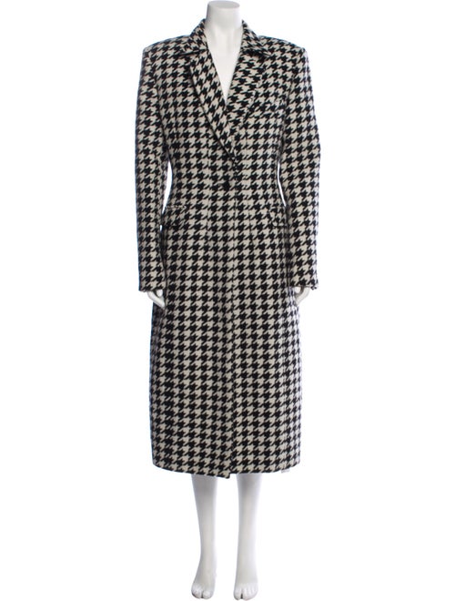 Giuseppe di Morabito Wool Houndstooth Print Peacoat