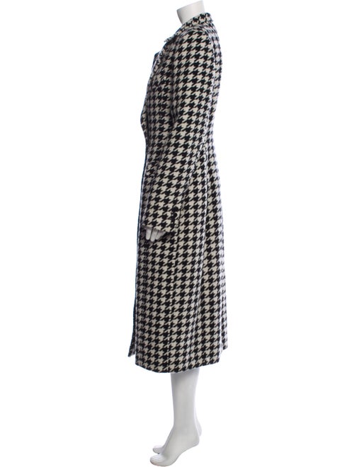 Giuseppe di Morabito Wool Houndstooth Print Peacoat