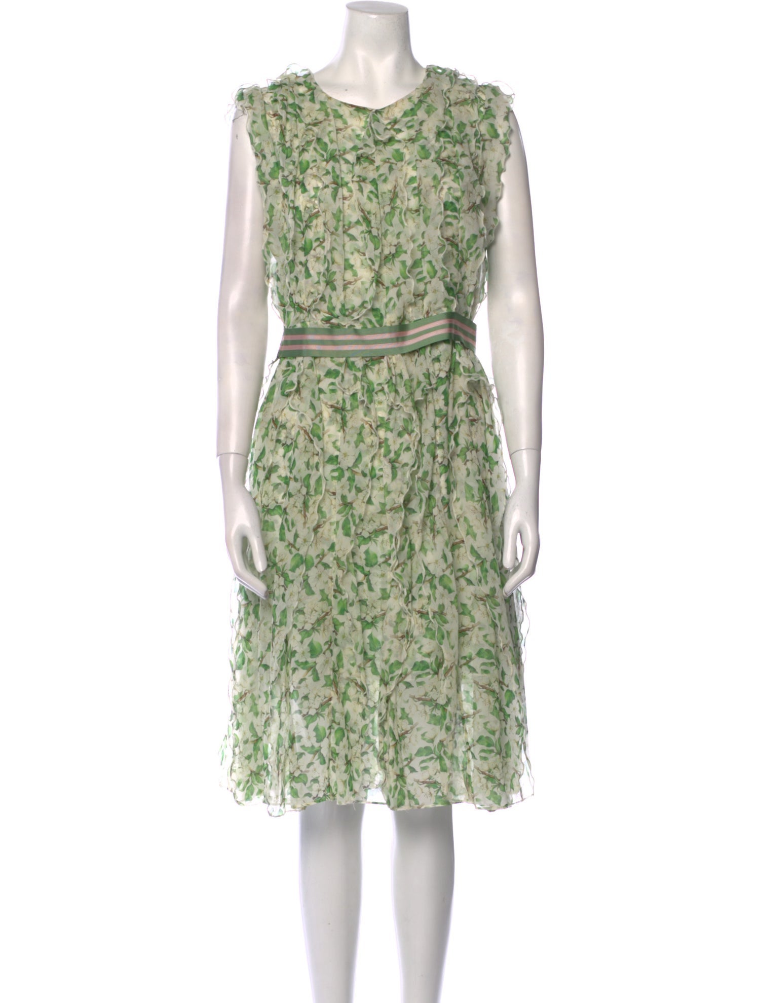 Giuseppe di Morabito Floral Print Midi Length Dress