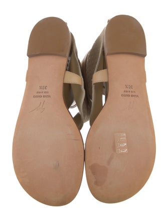 Giuseppe di Morabito Suede Glitter Accents Gladiator Sandals