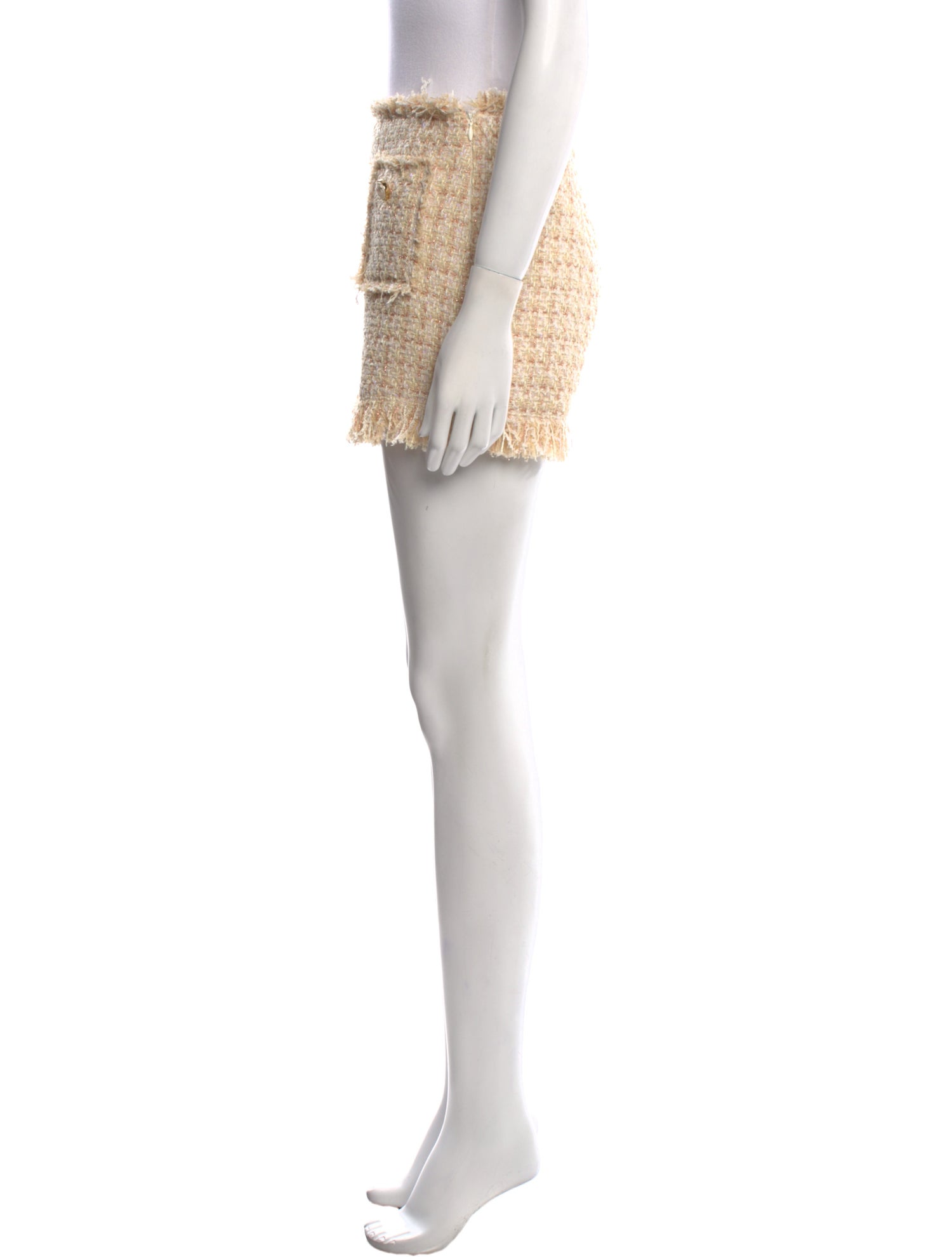 Giuseppe di Morabito Tweed Pattern Mini Shorts