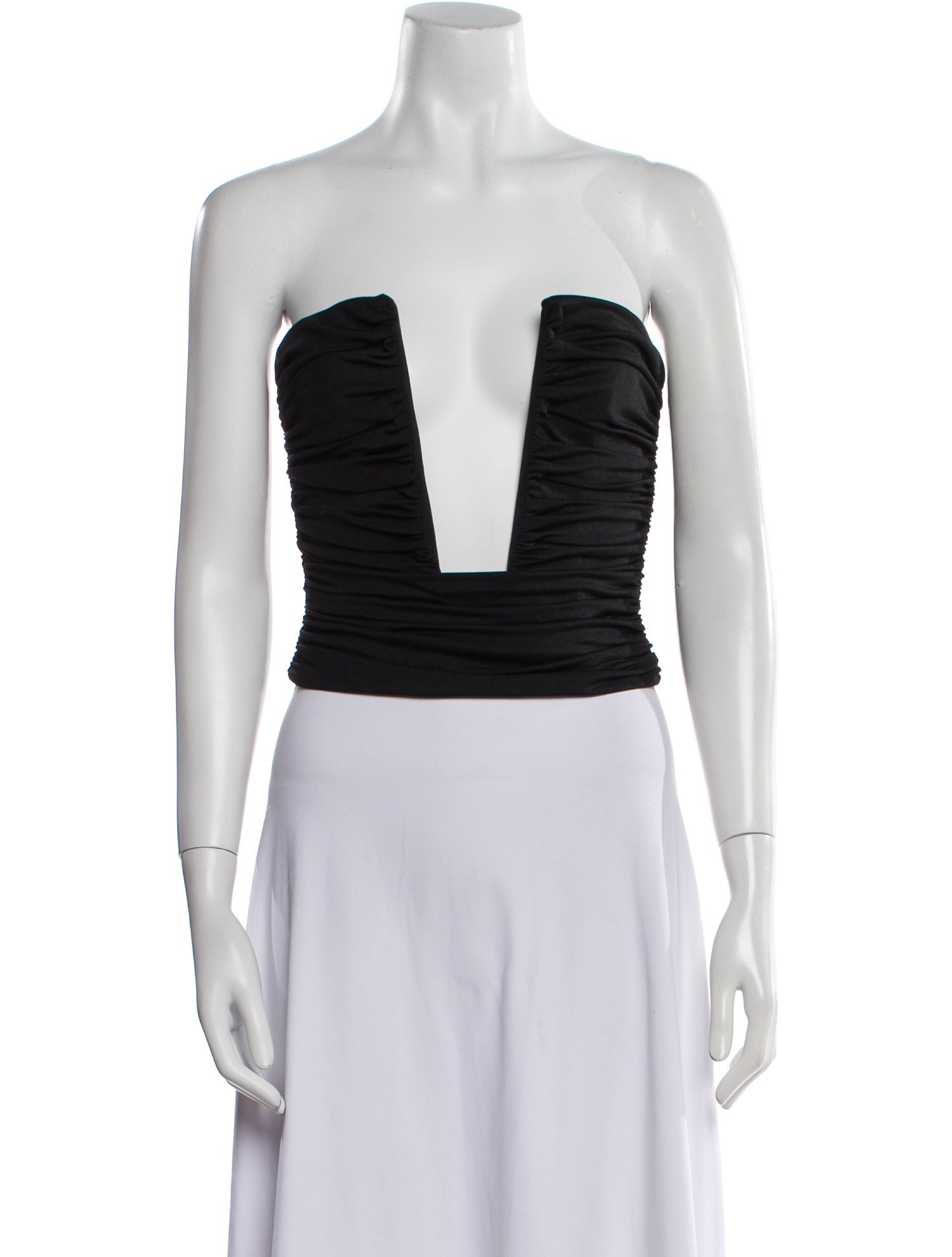 Giuseppe di Morabito Strapless Crop Top