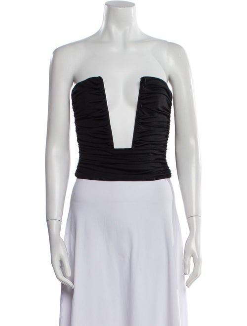 Giuseppe di Morabito Strapless Crop Top