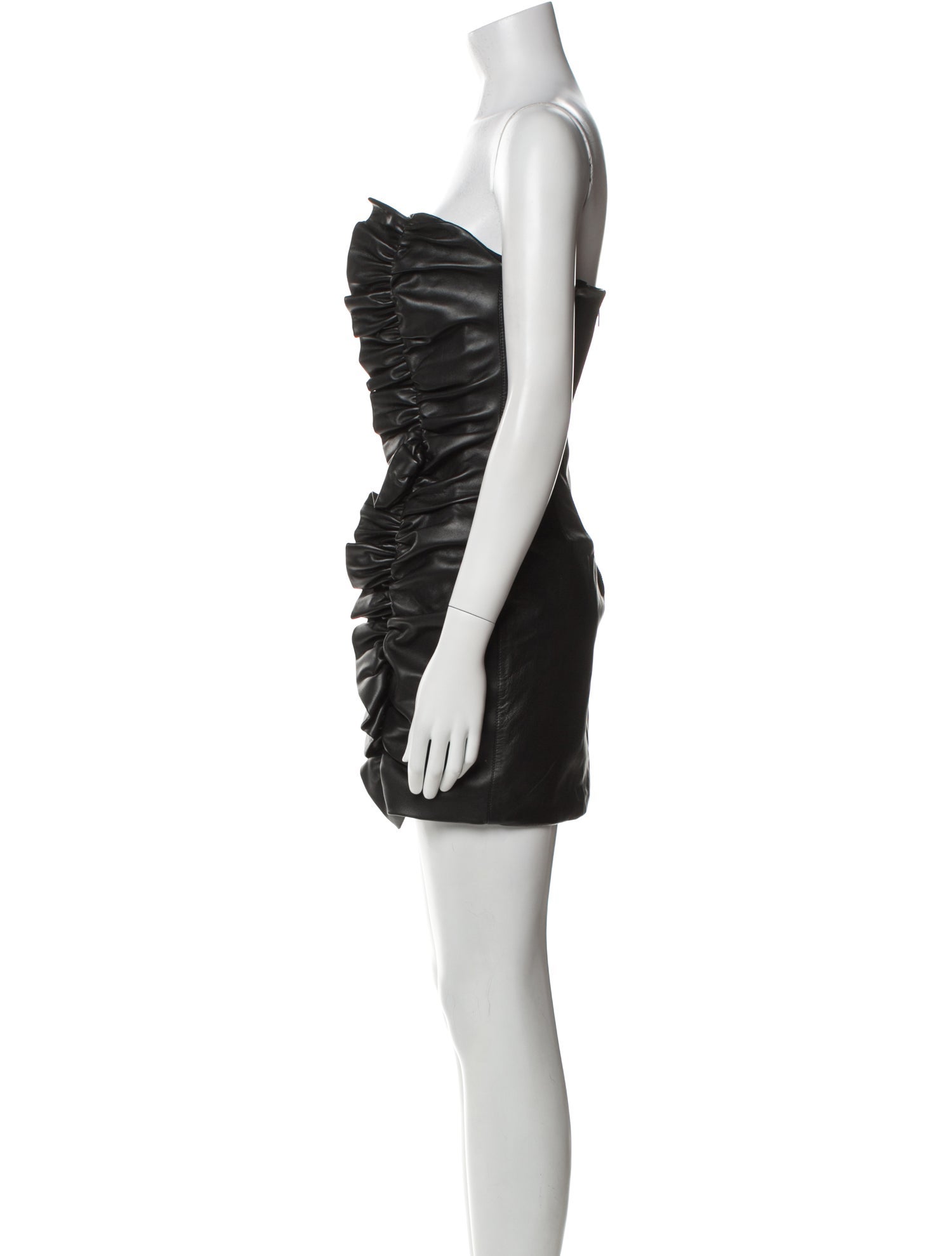 Giuseppe di Morabito Lamb Leather Mini Dress