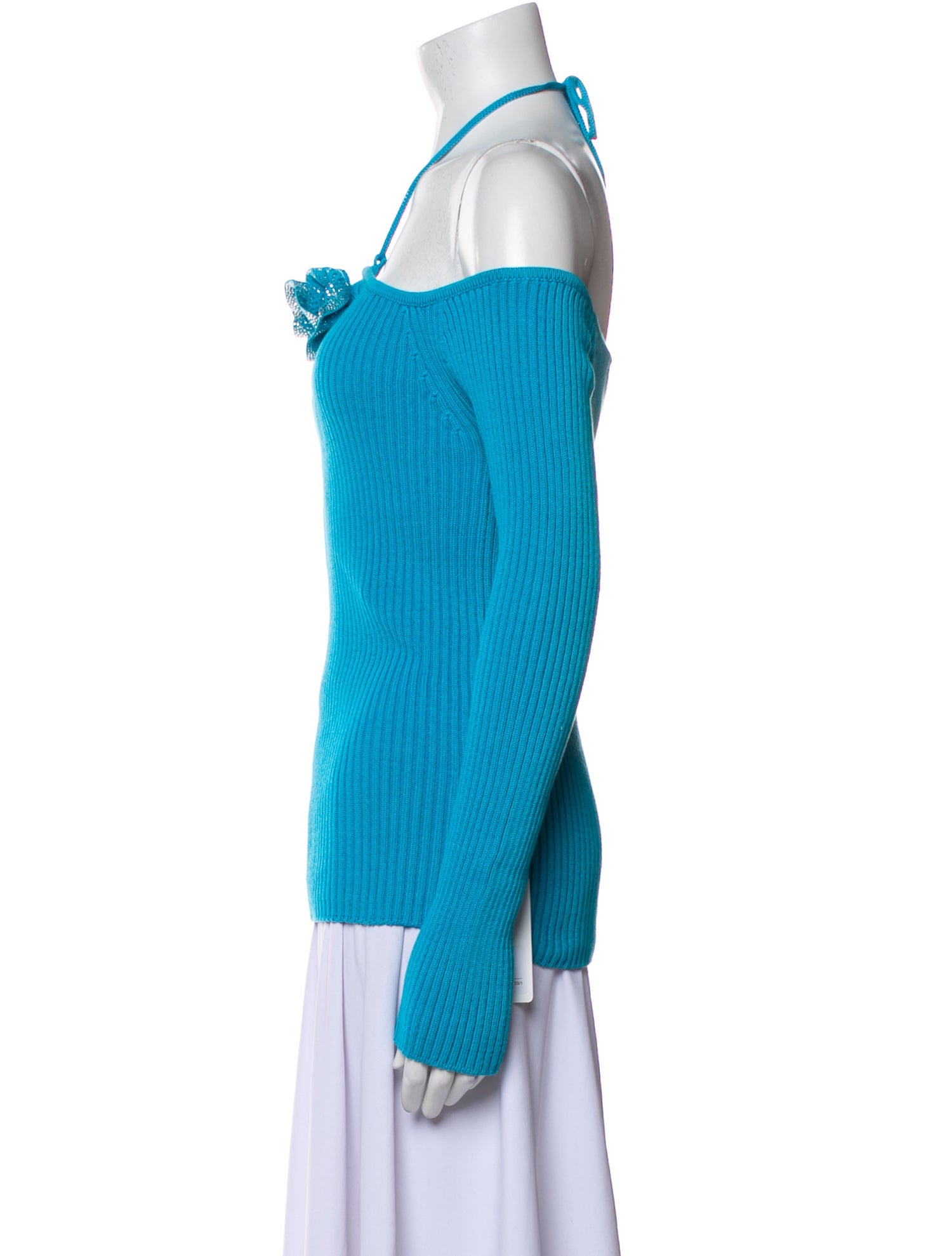 Giuseppe di Morabito Off-The-Shoulder Long Sleeve Top w/ Tags