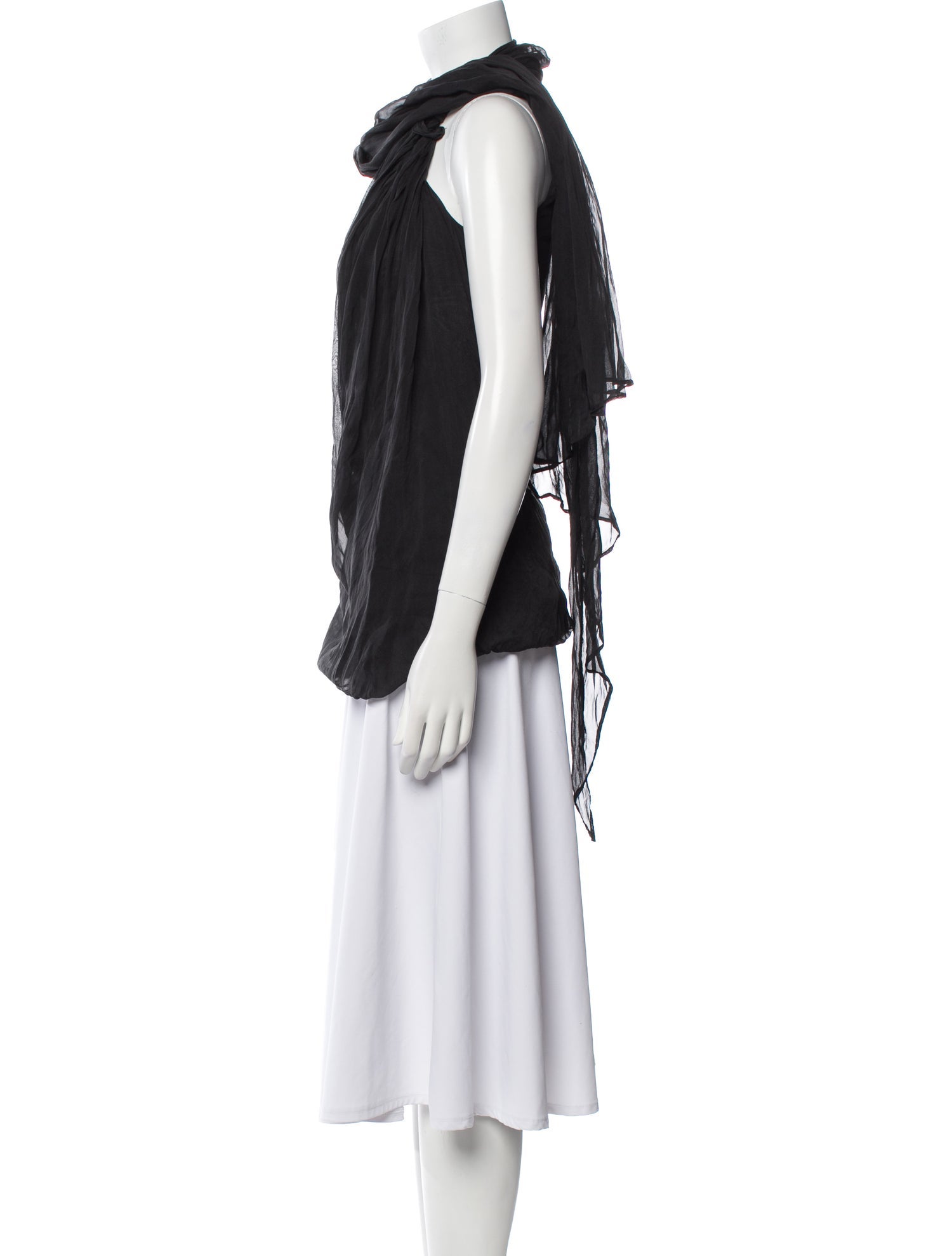 Giuseppe di Morabito Silk Cowl Neck Tunic