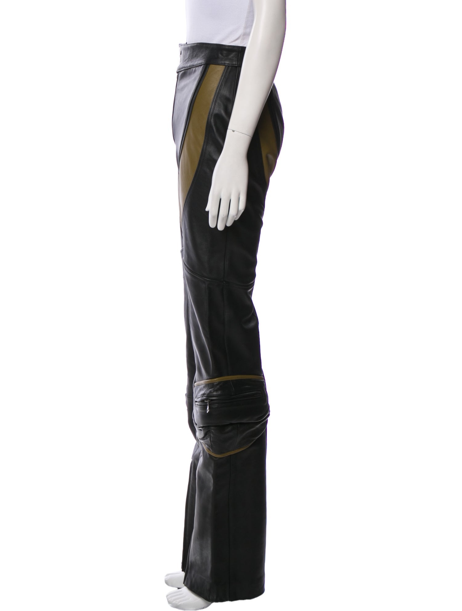 Giuseppe di Morabito Lamb Leather Wide Leg Pants